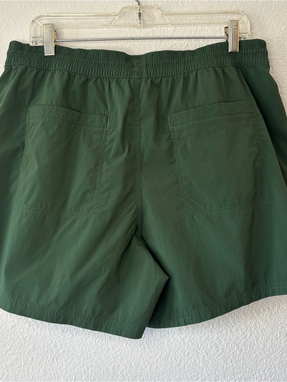 REI Co-Op Women's X-Large Green Nylon Trailmade Hiking Drawstring Shorts Pocket - Picture 2 of 9